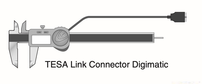 TESA TWIN-CAL udgravning. 300mm