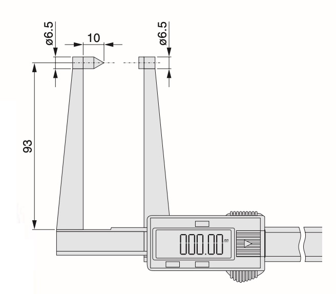 Digital kaliber 75mm